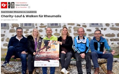 Zwei Kinder: Rheuma vs. Leukämie – Charity-Lauf & Walken für Rheumalis
